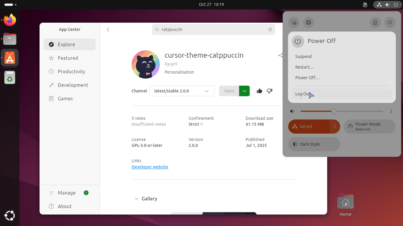 Custom cursors not working in snaps