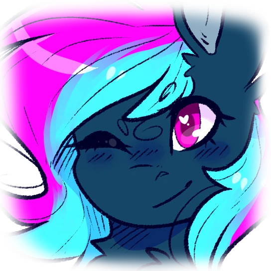 Site logo featuring a pony